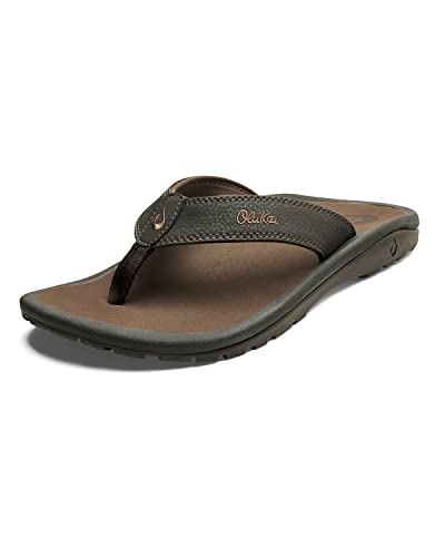 Olukai Men's Ohana Sandals Dark Java/Ray Size 7 von OLUKAI