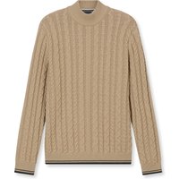 OLYMP Casual Strick Pullover Herren, Braun, , S von OLYMP Casual Strick