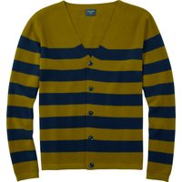 OLYMP Casual Strick Strickjacke Herren, Braun, Streifen, , L von OLYMP Casual Strick