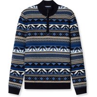 OLYMP Casual Strick Troyer Herren, Blau, , S von OLYMP Casual Strick