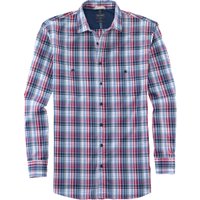 OLYMP Casual, Freizeithemd, modern fit, Rot, Karo, Kent, XXL von OLYMP Casual