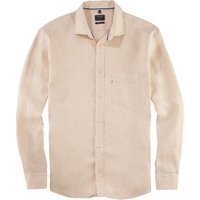 OLYMP Casual, Freizeithemd, regular fit, Beige, Kent, L von OLYMP Casual