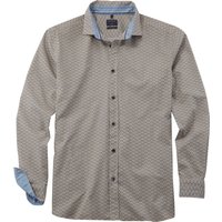 OLYMP Casual, Freizeithemd, regular fit, Beige, Kent, M von OLYMP Casual