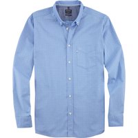 OLYMP Casual, Freizeithemd, regular fit, Blau, Button-down, L von OLYMP Casual