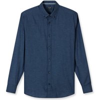 OLYMP Casual, Freizeithemd, regular fit, Blau, Button-down, L von OLYMP Casual