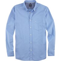 OLYMP Casual, Freizeithemd, regular fit, Blau, Button-down, S von OLYMP Casual