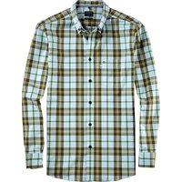 OLYMP Casual, Freizeithemd, regular fit, Blau, Karo, Button-down, M von OLYMP Casual