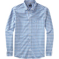 OLYMP Casual, Freizeithemd, regular fit, Blau, Karo, Button-down, S von OLYMP Casual
