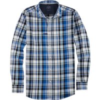 OLYMP Casual, Freizeithemd, regular fit, Blau, Karo, Kent, M von OLYMP Casual