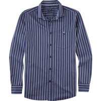 OLYMP Casual, Freizeithemd, regular fit, Blau, Streifen, Kent, M von OLYMP Casual