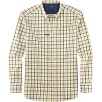 OLYMP Casual, Freizeithemd, regular fit, Grün, Karo, Button-down, L von OLYMP Casual