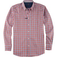 OLYMP Casual, Freizeithemd, regular fit, Rot, Karo, Button-down, L von OLYMP Casual