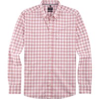 OLYMP Casual, Freizeithemd, regular fit, Rot, Karo, Button-down, S von OLYMP Casual