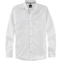 OLYMP Casual, Freizeithemd, regular fit, Weiß, Button-down, L von OLYMP Casual