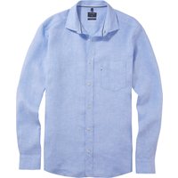 OLYMP Casual, Leinenhemd, regular fit, Blau, Kent, S von OLYMP Casual