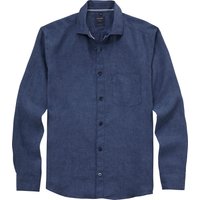OLYMP Casual, Leinenhemd, regular fit, Blau, Kent, XXL von OLYMP Casual