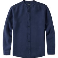 OLYMP Casual, Leinenhemd, regular fit, Blau, Stehkragen, XL von OLYMP Casual