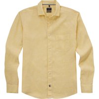 OLYMP Casual, Leinenhemd, regular fit, Gelb, Kent, M von OLYMP Casual