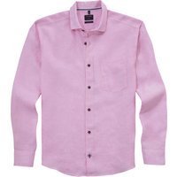 OLYMP Casual, Leinenhemd, regular fit, Rosa, Kent, M von OLYMP Casual