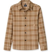 OLYMP Casual, Overshirt, Beige, Karo, Kent, XL von OLYMP Casual