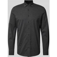 OLYMP Level Five Slim Fit Businesshemd in Premiumqualität Modell 'NEW YORK' in Anthrazit, Größe 40 von OLYMP Level Five