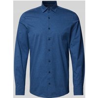 OLYMP Level Five Slim Fit Businesshemd in Premiumqualität Modell 'NEW YORK' in Rauchblau, Größe 41 von OLYMP Level Five