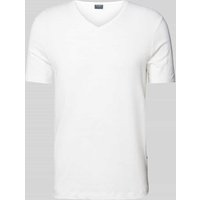 OLYMP Level Five Regular Fit T-Shirt aus reiner Baumwolle in Weiss, Größe XL von OLYMP Level Five