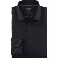 OLYMP Level Five 24/Seven, atmungsaktives Stretch Hemd, body fit, Schwarz, Kent, 37 von OLYMP Level Five 24/Seven