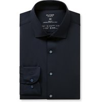 OLYMP Level Five 24/Seven, atmungsaktives Stretch Hemd aus Jersey, body fit, Blau, Kent, 44 von OLYMP Level Five 24/Seven
