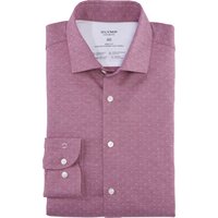OLYMP Level Five 24/Seven, atmungsaktives Stretch Hemd aus Jersey, body fit, Rot, Kent, 38 von OLYMP Level Five 24/Seven