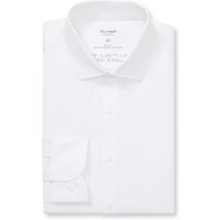 OLYMP Level Five 24/Seven, atmungsaktives Stretch Hemd aus Jersey, body fit, Weiß, Kent, 45 von OLYMP Level Five 24/Seven