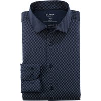 OLYMP Level Five 24/Seven Climate Control, atmungsaktives Hemd mit Kühlungseffekt, body fit, Blau, Kent, 39 von OLYMP Level Five 24/Seven