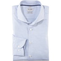 OLYMP Level Five garment washed, body fit, Blau, Haifisch, 39 von OLYMP Level Five garment washed