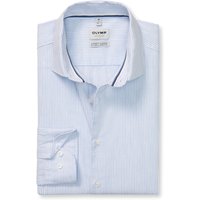 OLYMP Level Five garment washed, body fit, Blau, Streifen, Kent, 45 OLYMP Level Five garment washed, body fit, Blau, Streifen, Kent, 45 von OLYMP Level Five garment washed