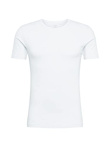 OLYMP Herren T-Shirt Rundhals Level Five T-Shirt,Männer,Uni,Body fit,Weiss 00,XXL von OLYMP