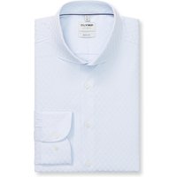 OLYMP Level Five, Business Hemd, body fit, Blau, Haifisch, 44 von OLYMP Level Five