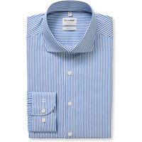 OLYMP Level Five, Business Hemd, body fit, Blau, Streifen, Kent, 40 von OLYMP Level Five
