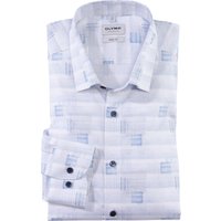 OLYMP Level Five, Business Hemd, body fit, Blau, Under-button-down, 40 von OLYMP Level Five