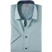 OLYMP Level Five, Business Hemd, body fit, Grün, Kurzarm, Kent, 42 von OLYMP Level Five