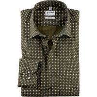 OLYMP Level Five, Business Hemd, body fit, Oliv, Kent, 42 von OLYMP Level Five