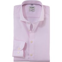OLYMP Level Five, Business Hemd, body fit, Rosa, Streifen, Kent, 39 von OLYMP Level Five