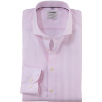 OLYMP Level Five, Business Hemd, body fit, Rosa, Streifen, Kent, 44 von OLYMP Level Five