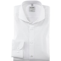 OLYMP Level Five, Business Hemd, body fit, Weiß, Haifisch, 46 von OLYMP Level Five