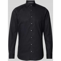 OLYMP Level Five Body Fit Business-Hemd mit Kentkragen Modell 'Royal' in Black, Größe 38 von OLYMP Level Five