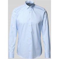 OLYMP Level Five Body Fit Business-Hemd mit Kentkragen in Bleu, Größe 39 von OLYMP Level Five