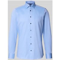 OLYMP Level Five Body Fit Business-Hemd mit Kentkragen in Bleu, Größe 40 von OLYMP Level Five