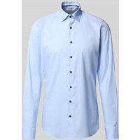 OLYMP Level Five Slim Fit Businesshemd mit extra langem Arm in Bleu, Größe 40L von OLYMP Level Five