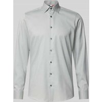 OLYMP Level Five Slim Fit Business-Hemd mit Kentkragen in Gruen, Größe 43 von OLYMP Level Five