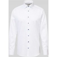 OLYMP Level Five Slim Fit Businesshemd in Premiumqualität in Weiss, Größe 38 von OLYMP Level Five