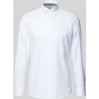 OLYMP Level Five Slim Fit Businesshemd in Premiumqualität in Weiss, Größe 42 von OLYMP Level Five